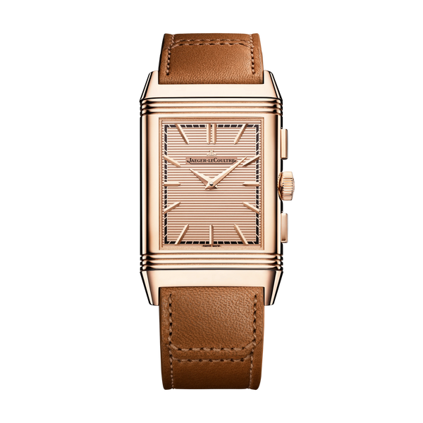 Pink Gold Reverso Tribute Chronograph Manual Winding Men’s Watch Q389256J