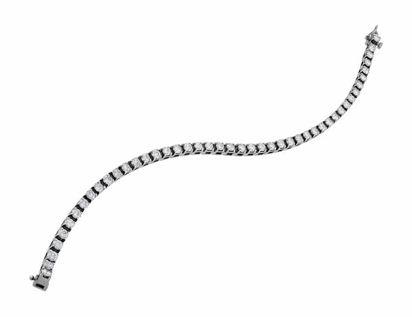 CJ Charles Riviera 14kt White Gold Diamond Tennis Bracelet