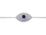 Marquise Diamond Evil Eye Bracelet
